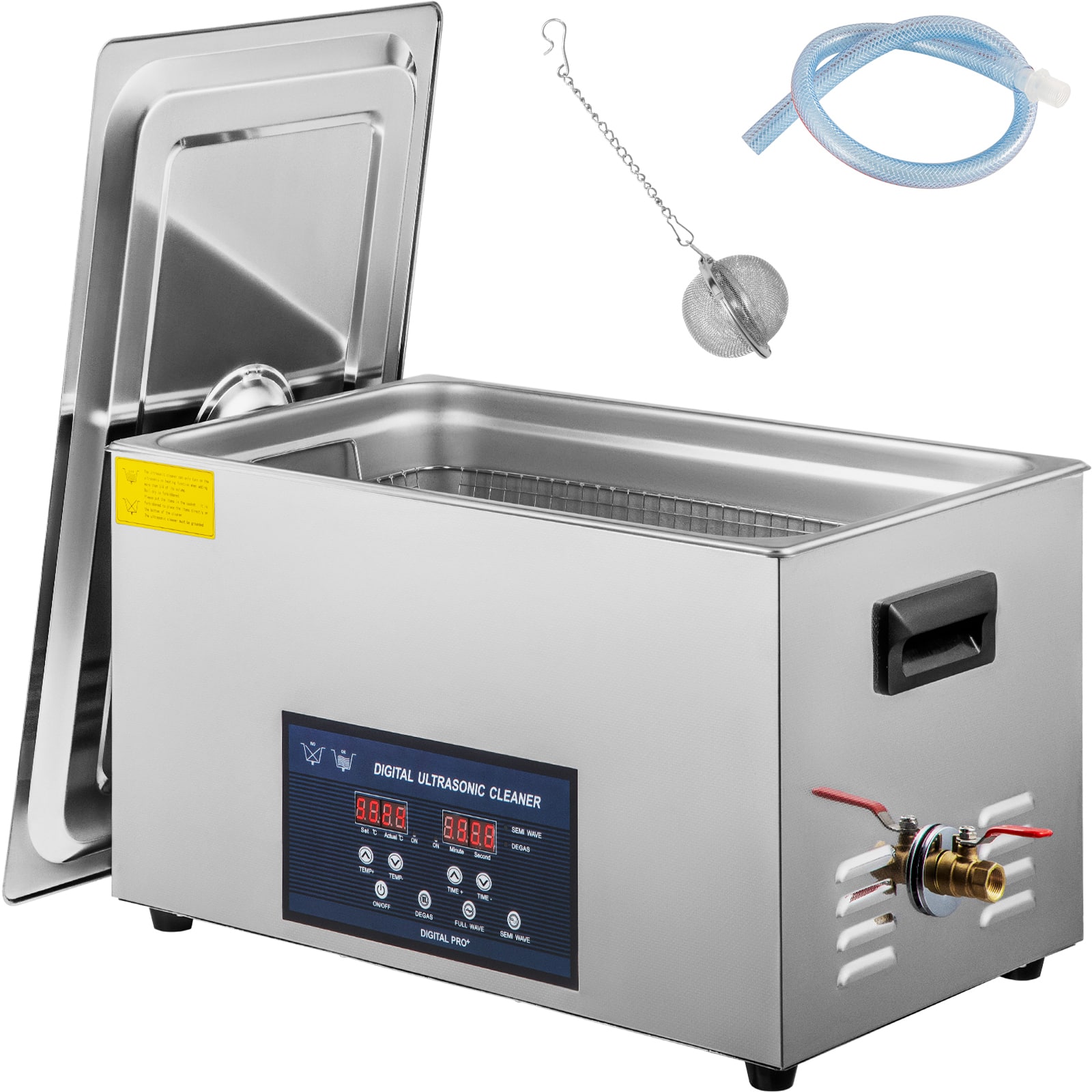 VEVOR - 30L Ultrasonic Cleaner 28/40khz Dual Frequency Professional Ultrasonic Parts Cleaner with Heater Timer
