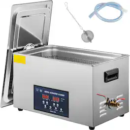 VEVOR - 30L Ultrasonic Cleaner 28/40khz Dual Frequency Professional Ultrasonic Parts Cleaner with Heater Timer