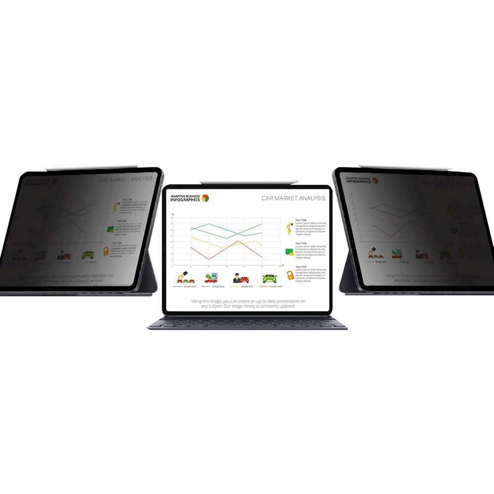 Alt View 11. SaharaCase - HD Privacy Glass Screen Protector for Apple iPad Pro 12.9 (4th, 5th and 6th Gen 2020-2022) - Clear.