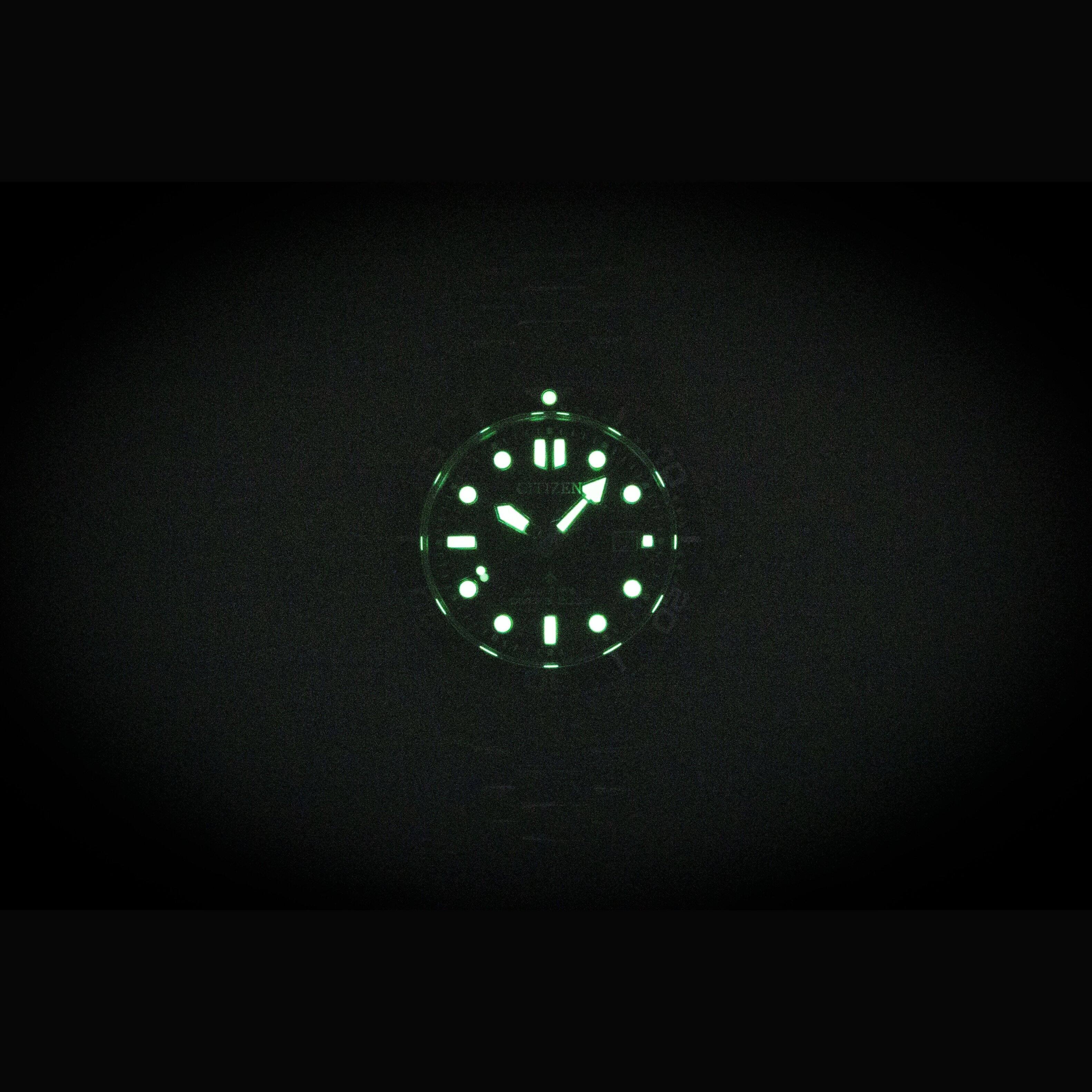 Angle. Citizen - Promaster Dive Stainless Steel Black Dial Eco-Drive BN0261-51E 200M Men's Watch - Black.