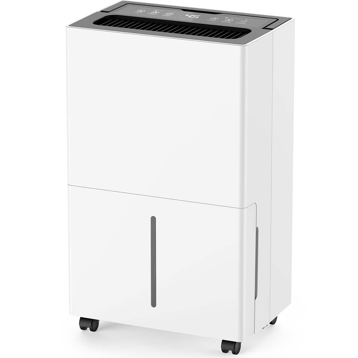 BEARSOLIM - 52 Pints Large Room Dehumidifier with Drain Hose & Water Tank 0.58 Gal,4500 Sq.ft Energy Home Basement