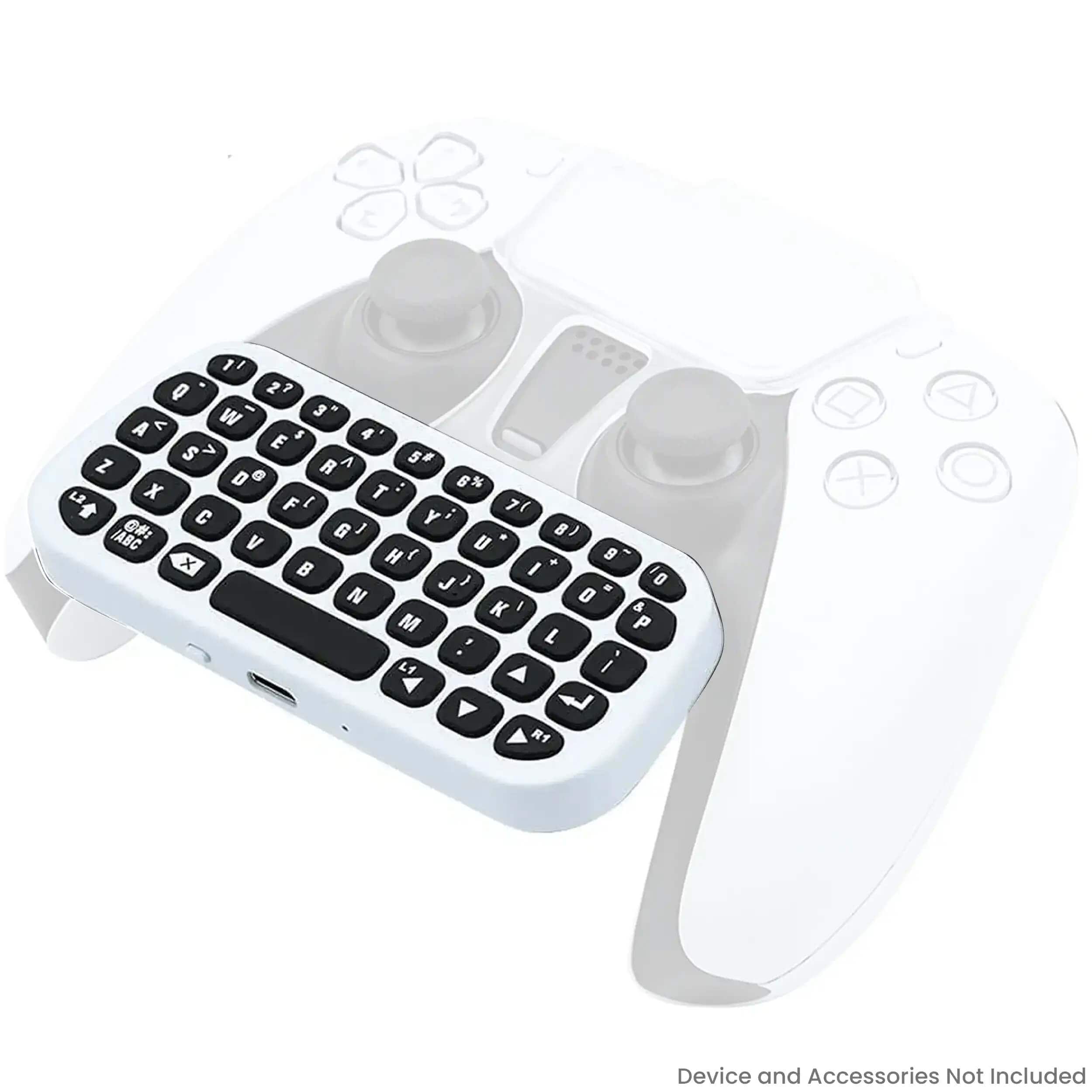 Dobe - Wireless Bluetooth Keyboard For PlayStation 5 PS5 - White