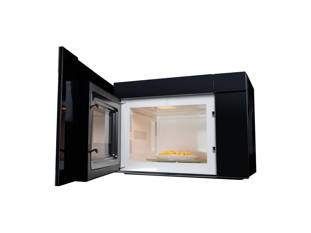 Alt View 4. Danby - Danby 1.4 cu. ft. Over The Range Microwave Oven in Stainless Steel, DOM014401G1 - Stainless Steel.