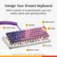 Design Your Dream Keyboard With 6 points of customization, you can easily match your gaming setup. 2 Rotary Knob 6 Coiled Cable . 4 a a E N O S A 2 1 M CA K - 1 1 C 4 3  a 1 1 Keycaps 1 E 1 a 4  I O U L K 1 H M 1 E - UMA 1 e - 1 f  PEO n 3 Badge 4 Top Case 5 Bottom Case S Keyboard accessories must be bought separately.