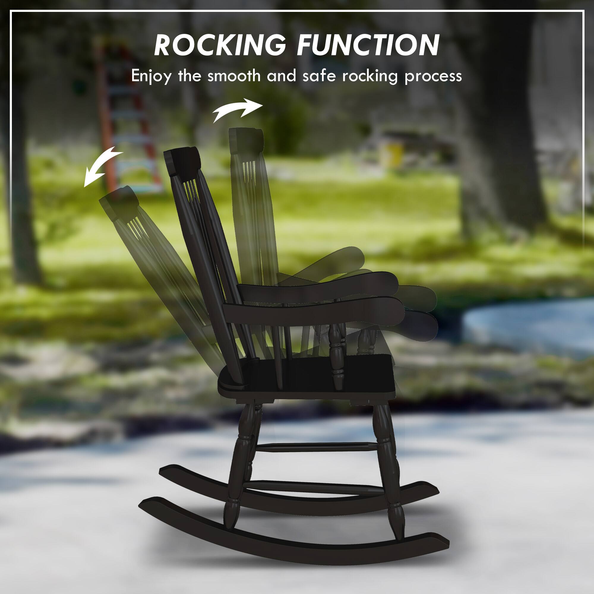 ROCKING FUNCTION  
Enjoy the smooth and safe rocking process