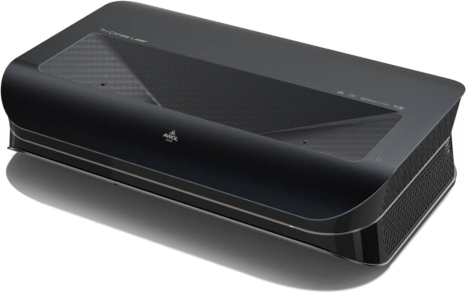AWOL Vision - LTV-3000 Pro 4K Smart UHD 3D Triple Laser Ultra Short Throw Projector with HDR10+, Dolby Vision & Atmos - Black