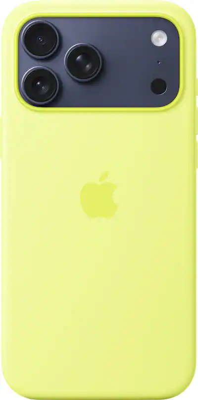 Apple iPhone 17 Pro Max Silicone Case with MagSafe Neon Yellow MGFM4ZM/A - Best Buy Apple iPhone 17 Pro Max Silicone Case with MagSafe Neon Yellow MGFM4ZM/A - Best Buy