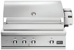 DCS by Fisher & Paykel - 36" Series 9 Grill Non Rotisserie, Natural Gas - Stainless Steel - Angle_Zoom