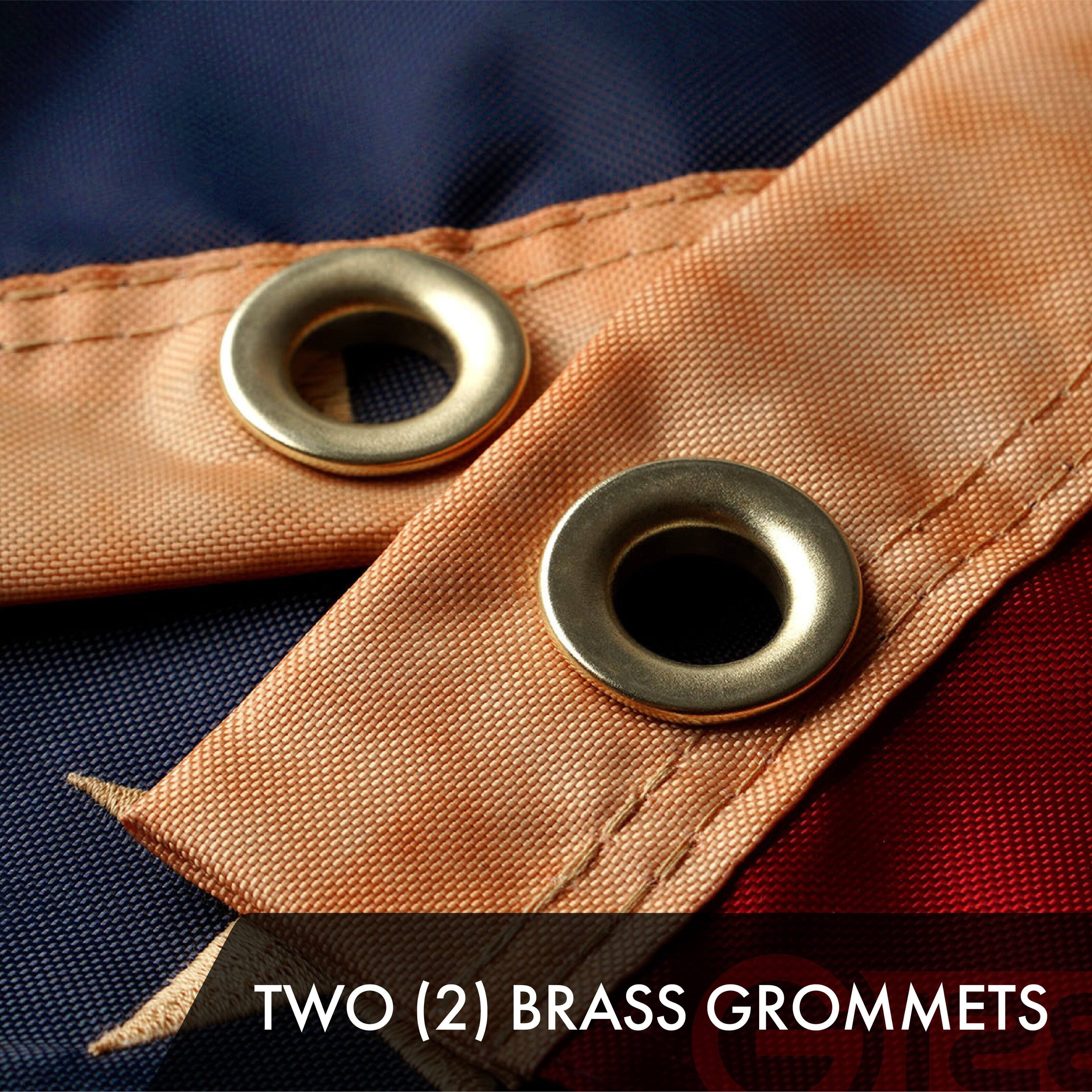 TWO (2) BRASS GROMMETS