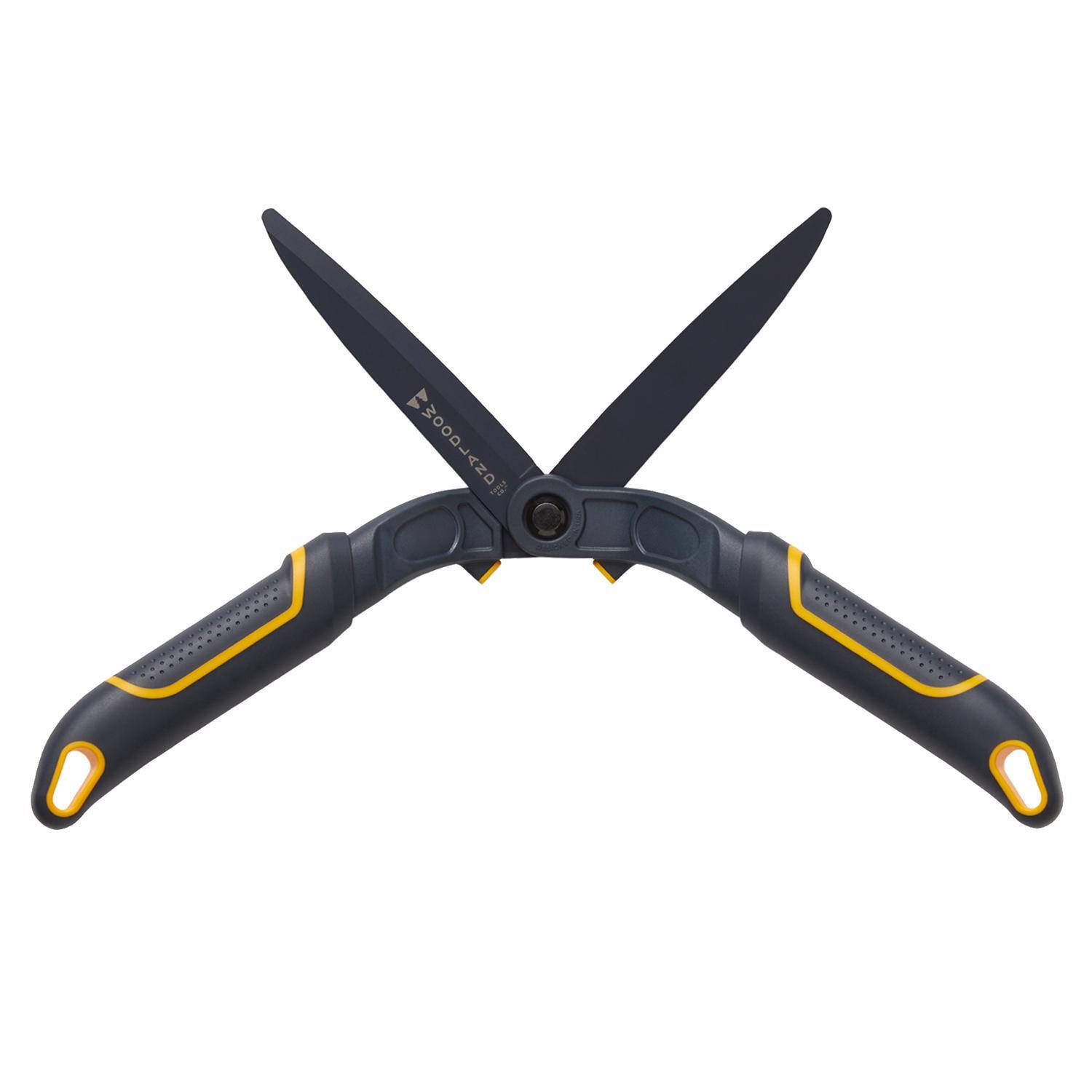 Angle. Woodland Tools - Woodland Tools DuraLight 7.25 in. High Carbon Steel Hedge Shears.