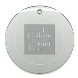 Jardine - Saint Rose Golden Knights 3'' Round Glass Ornament - Multicolor