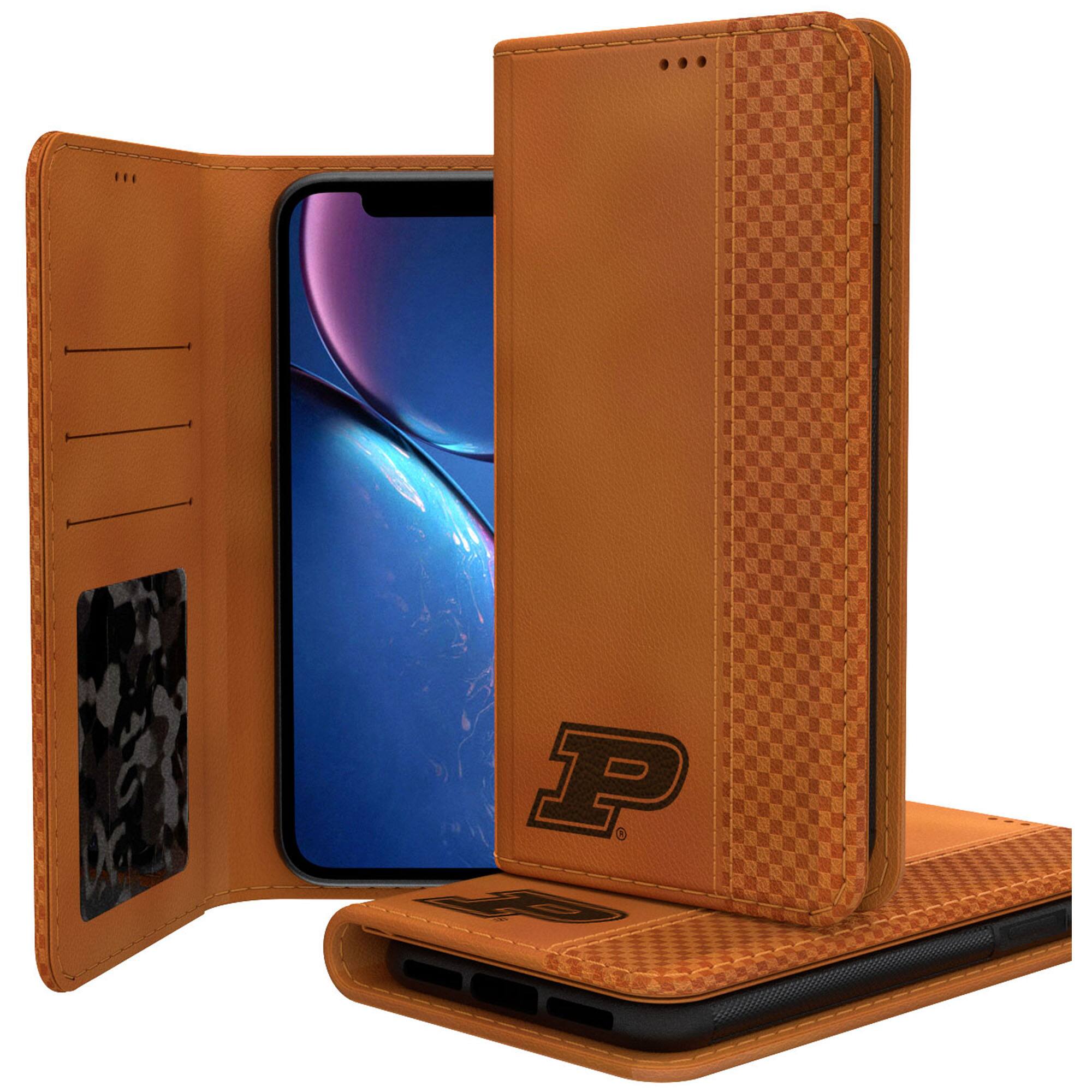 Alt View 2. Keyscaper - Purdue Boilermakers iPhone Folio Case - 14 Pro - Multicolor.