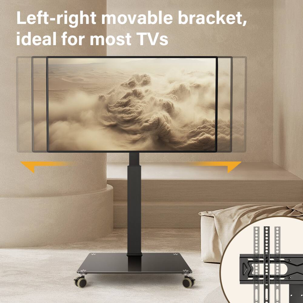 Left-right movable bracket, ideal for most TVs