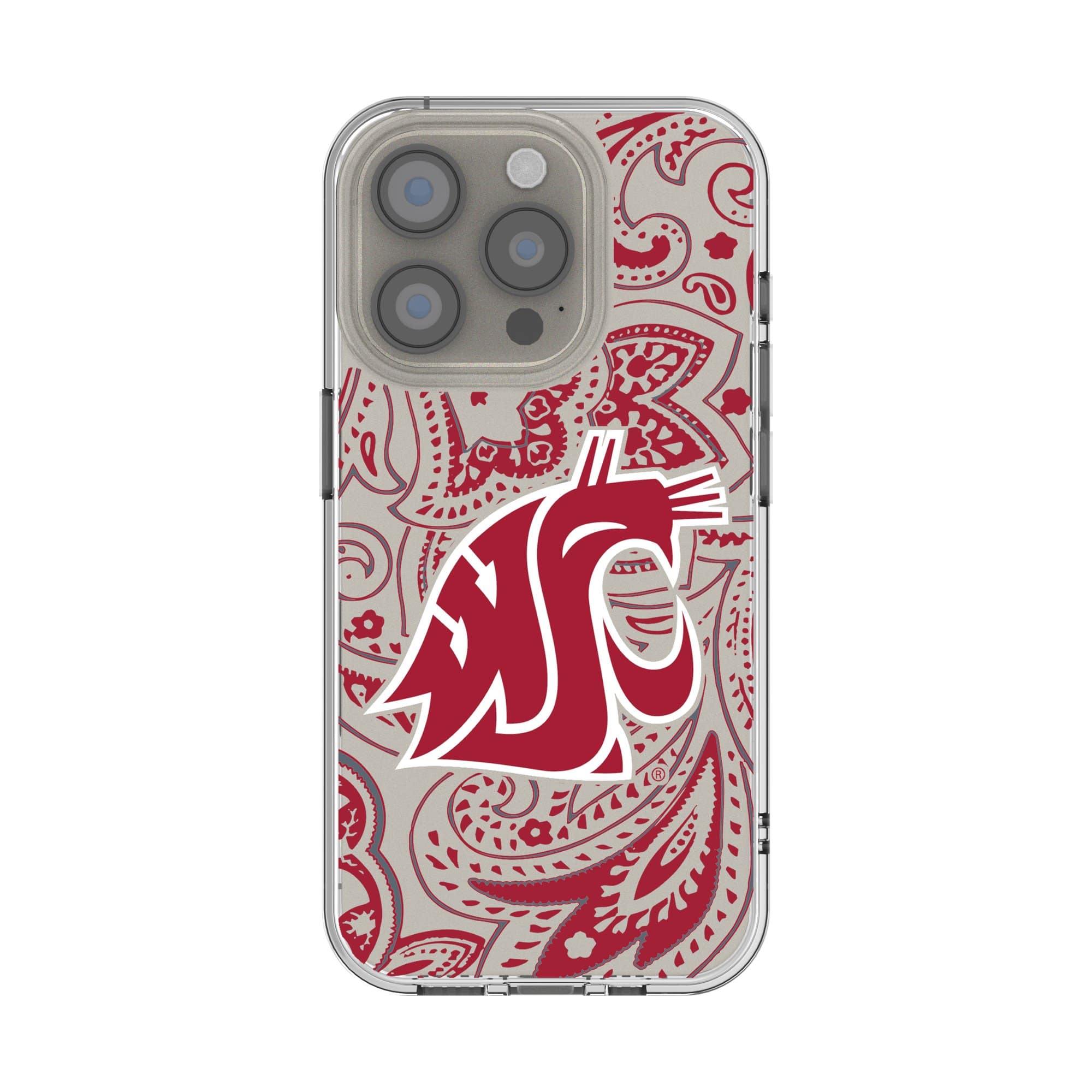 Keyscaper - NCAA - Washington State Cougars Paisley iPhone Clear Case - 14 Plus - Multicolor price history on PriceWatchPro