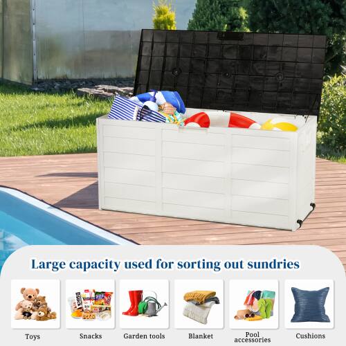 Large capacity used for sorting out sundries  
BSRCK  
Toys  
Snacks  
Garden tools  
Blanket  
Pool accessories  
Cushions