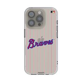 Keyscaper - MLB - Atlanta Braves Cooperstown iPhone Clear Case - 16e - Multicolor