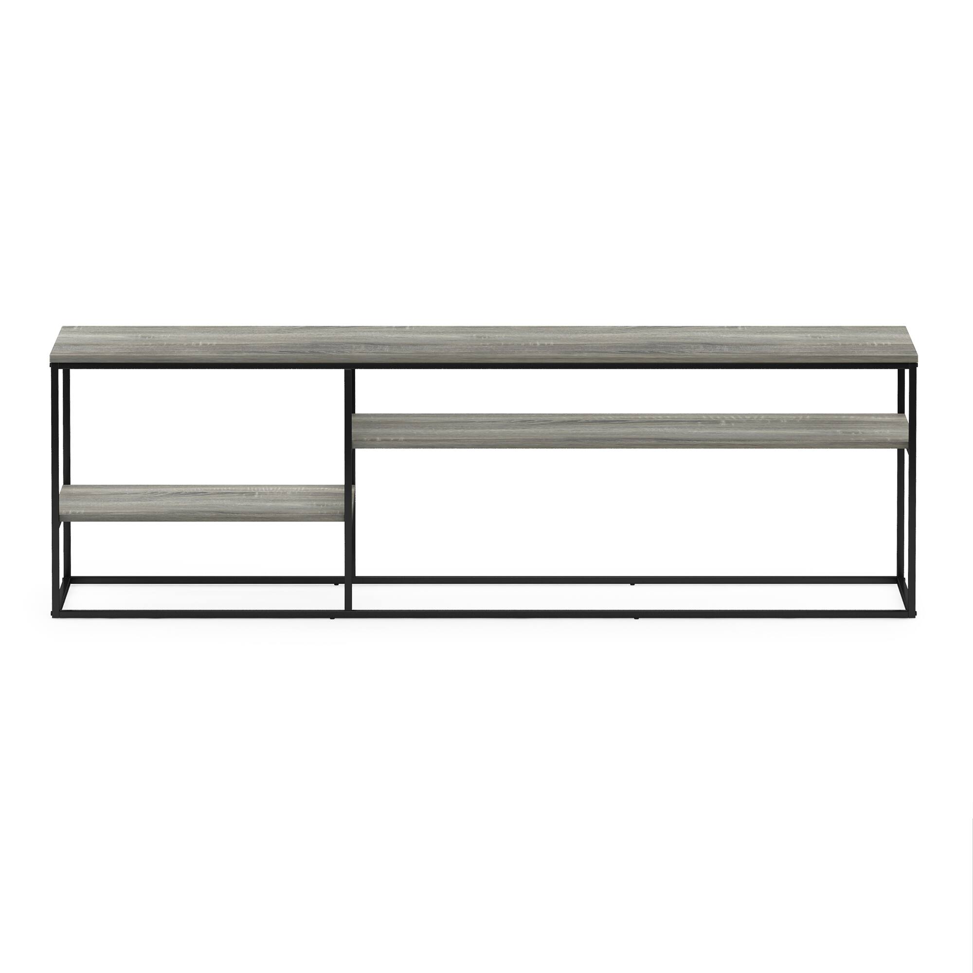 Alt View 2. Furinno - Moretti Modern Lifestyle TV Stand for TV up to 78 Inch - French Oak Grey.