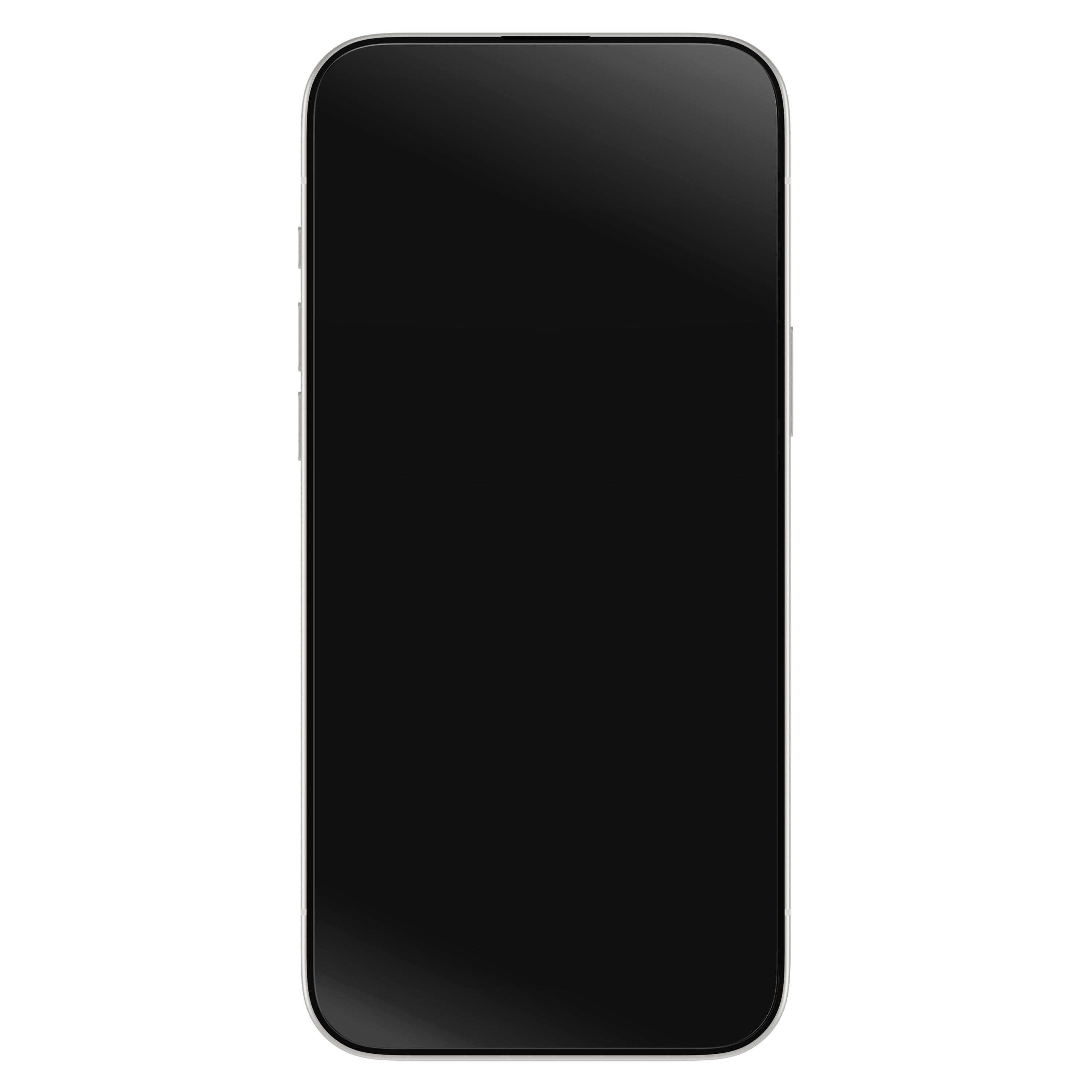 Angle. OtterBox - Glass Screen Protector for Apple iPhone 17 Pro Max - Clear.