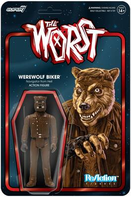 Super7 - The Worst - Reaction Wv4 (Scum Squad) - Werewolf Biker - Collectibles - Multicolor