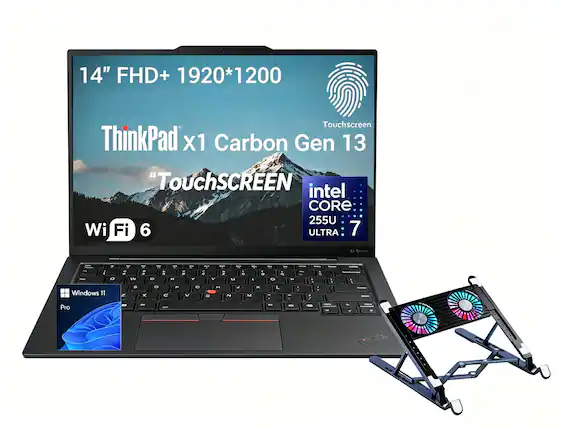 14" FHD+ 1920*1200 Touchscreen ThinkPad X1 Carbon Gen 13 "TouchSCREEN intel CORE 255U Wi Fi 6 ULTRA 7 5 Cada F - Windows 11 Pro - L - 5 W