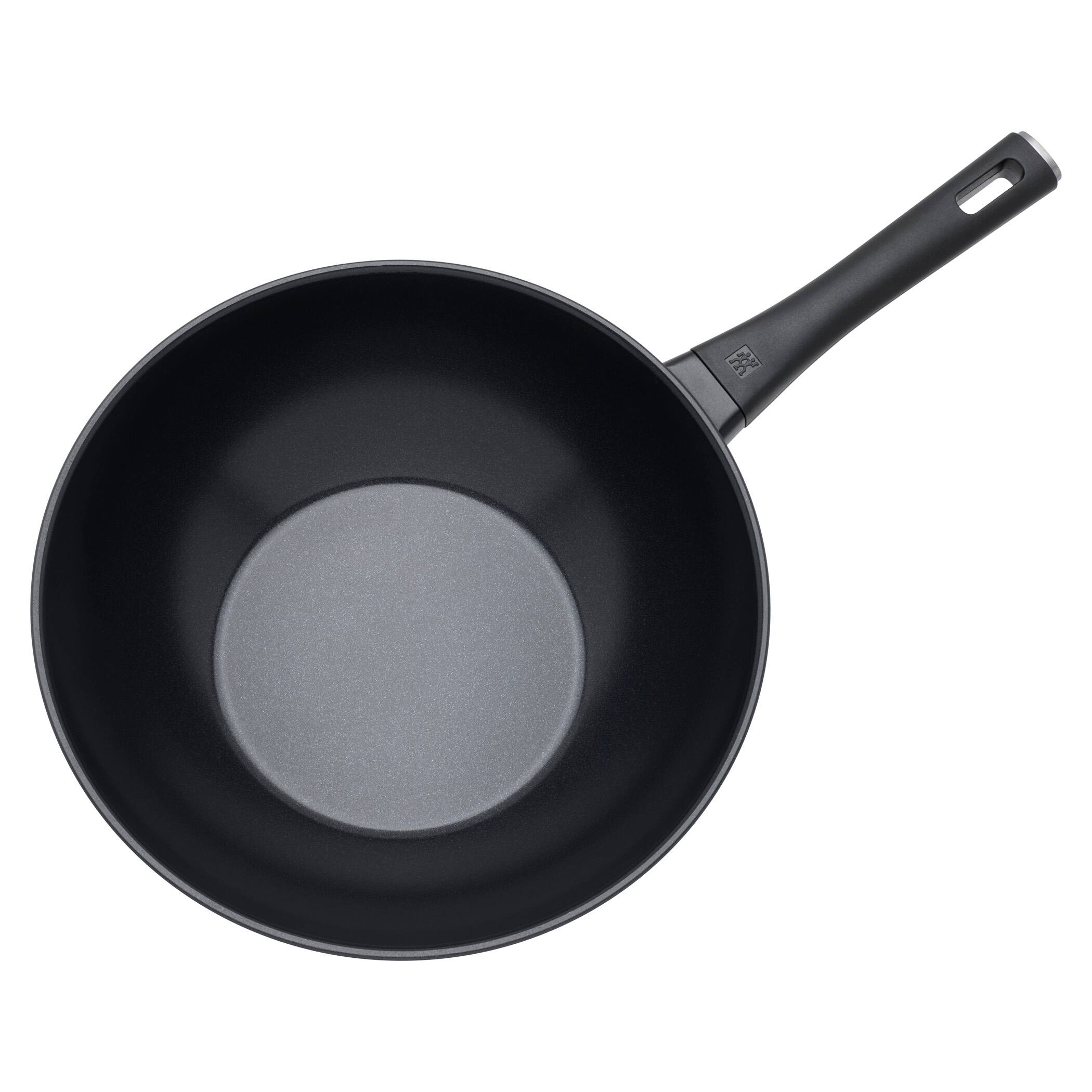 Alt View 1. ZWILLING - ZWILLING Madura Plus Ceramic 12-inch Aluminum Stir Fry Pan Ceramic Nonstick - Black.