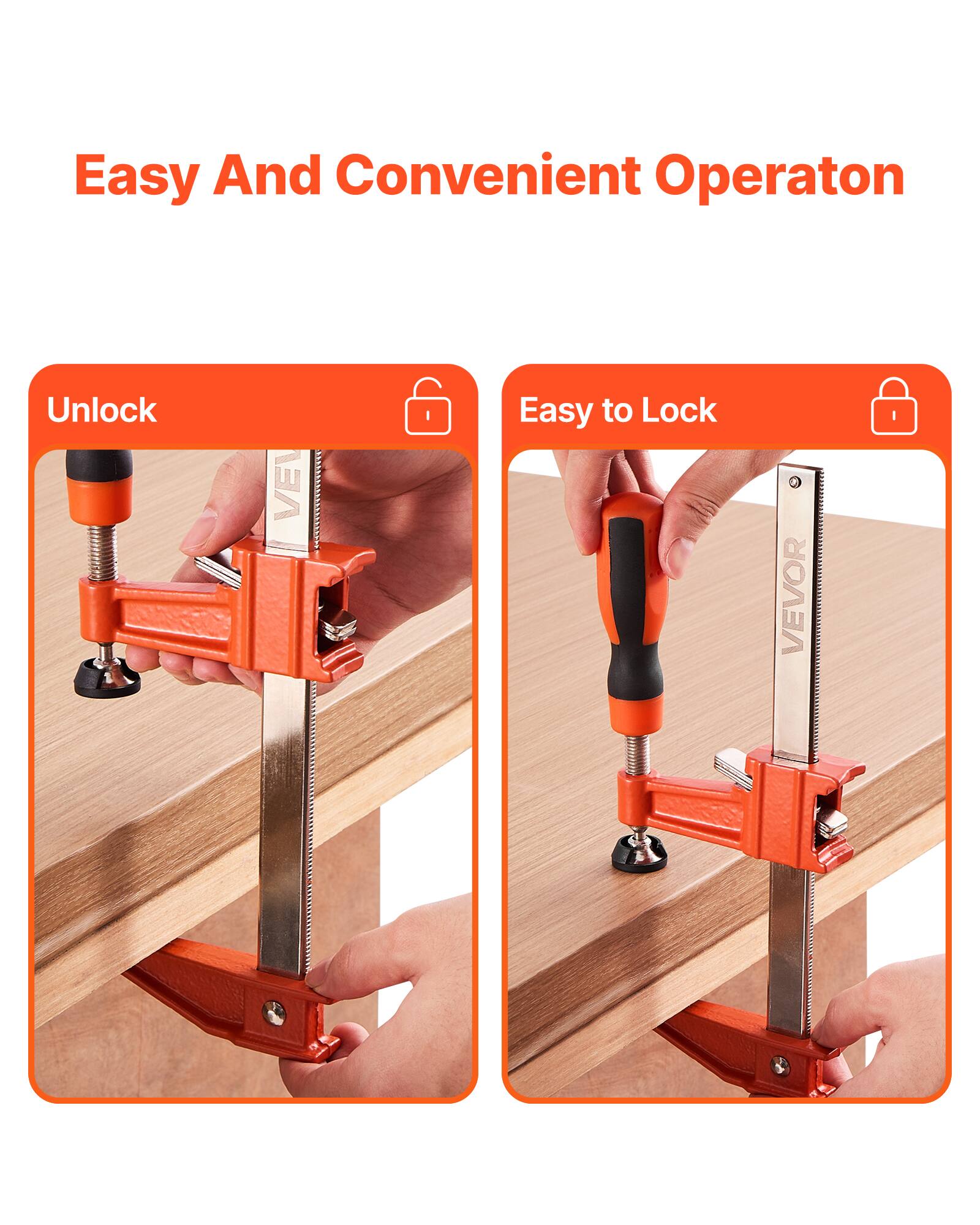 Easy And Convenient Operation  
Unlock  
Easy to Lock