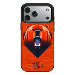 Keyscaper - NFL - Chicago Bears iPhone Magnetic Bump Case - 15 - Black