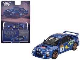 Mini GT - Subaru Impreza WRC98 #3 Colin McRae - Nicky Grist 3rd Place "Rally Monte-Carlo" (1998) Limited Edition 1/64 - Multicolor