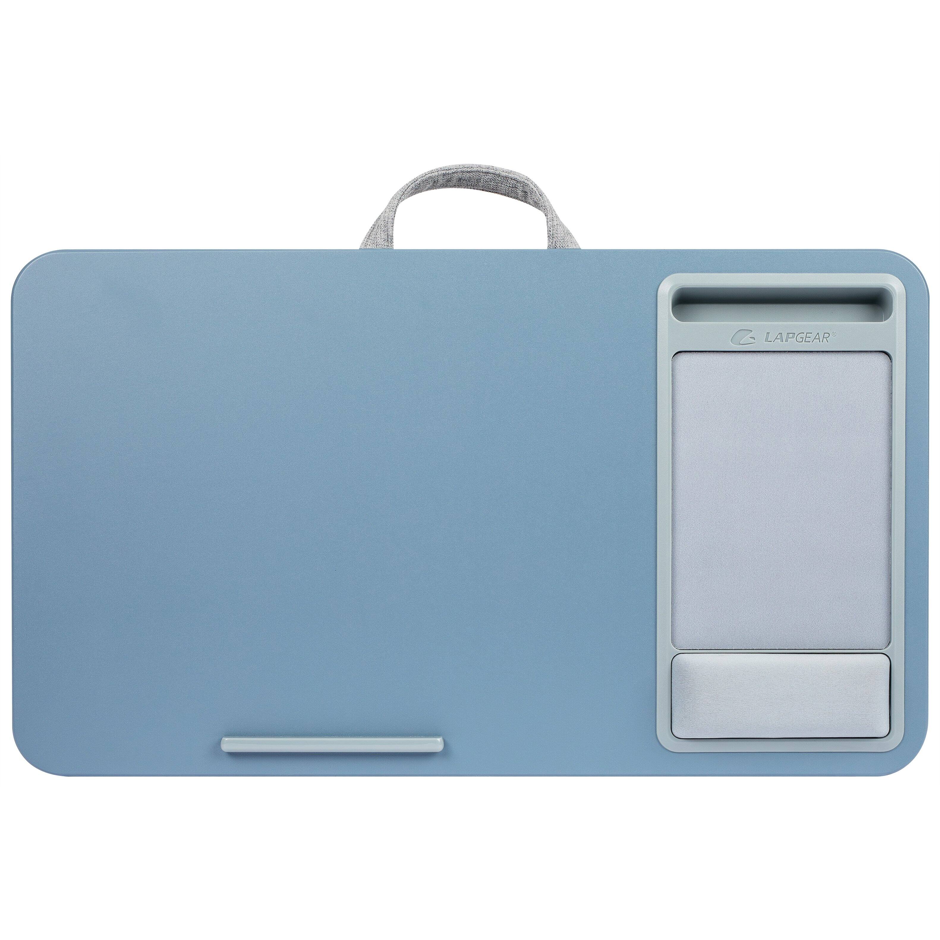 Angle. LapGear - Atlas Lap Desk (Fits up to 15.6" Laptop) - Slate Blue.