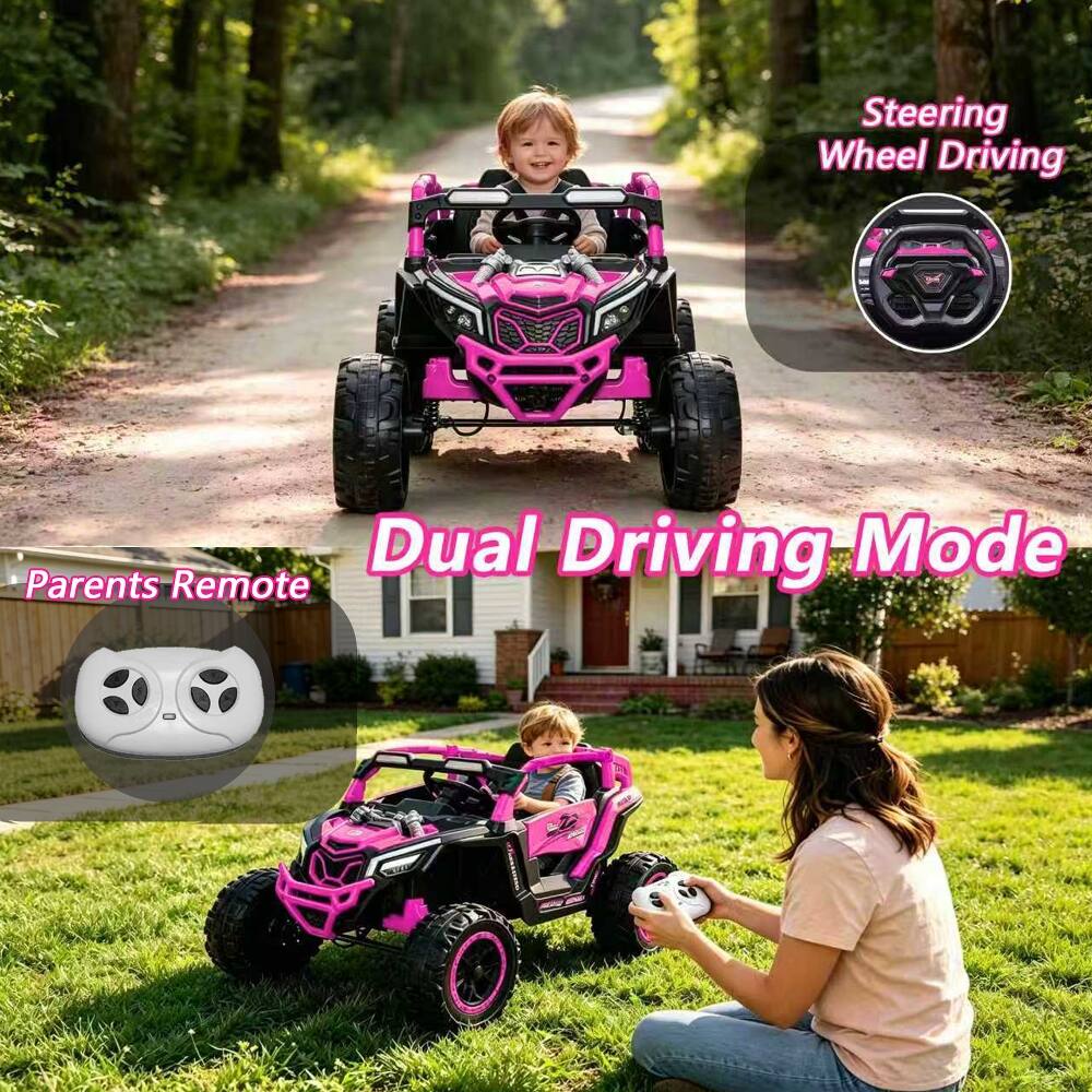 Steering Wheel Driving  
Dual Driving Mode  
Parents Remote