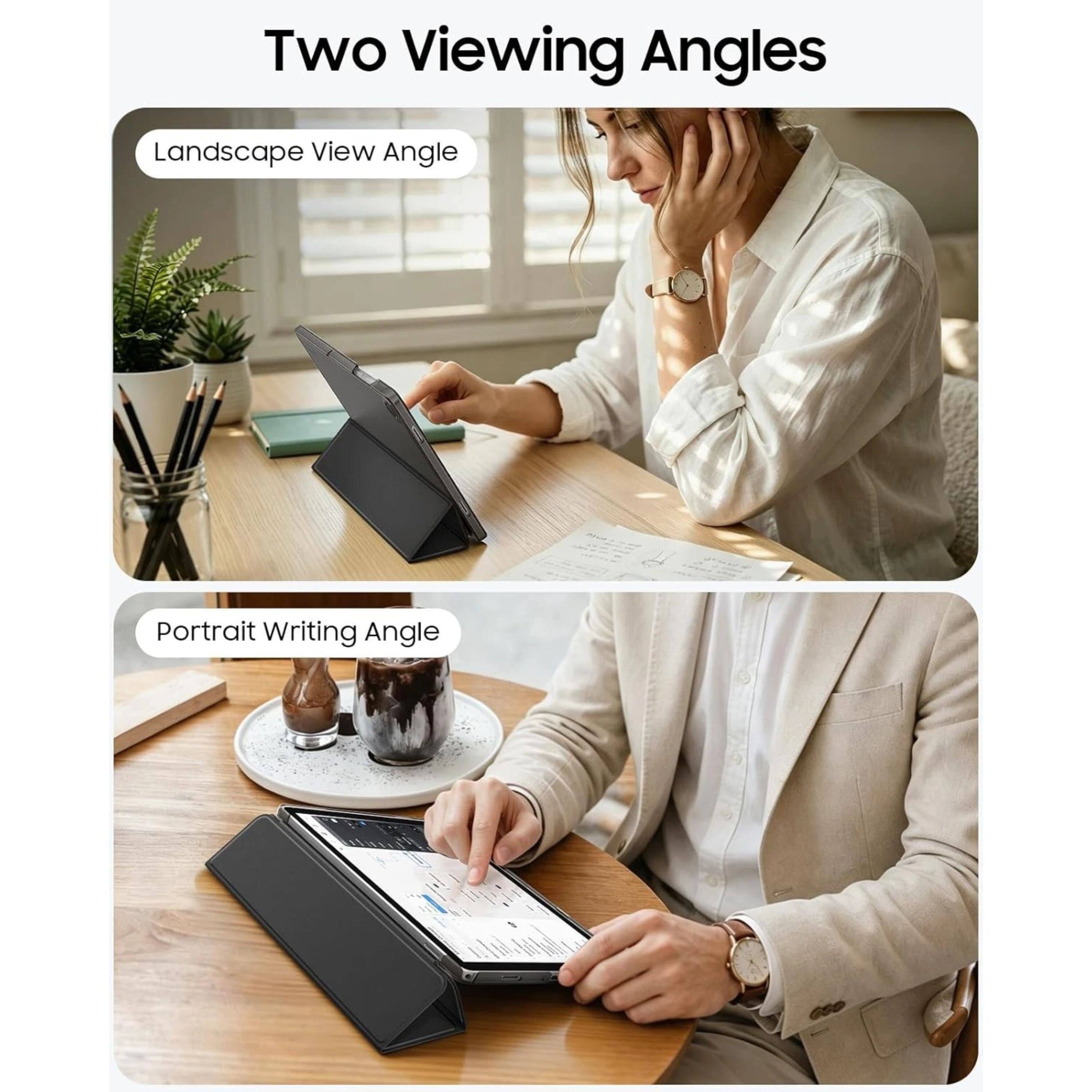 Two Viewing Angles

Landscape View Angle

Portrait Writing Angle