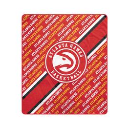 Pegasus - Atlanta Hawks 60" x 70" Diagonal Lined Wordmark Ultra Soft Blanket - Multicolor