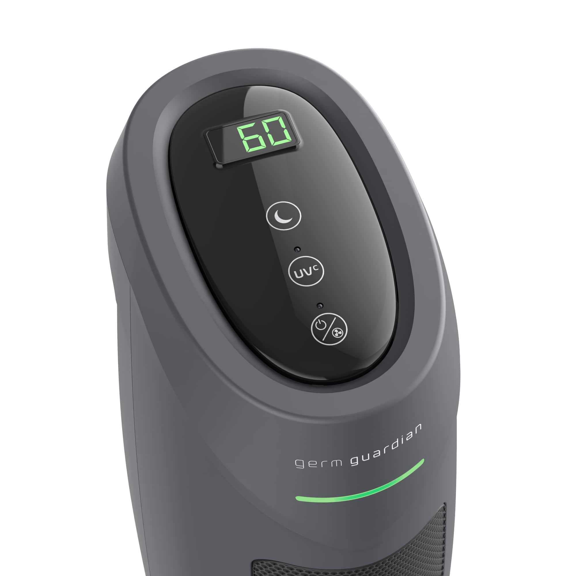 The text on the image reads "60 UVC germ guardian."