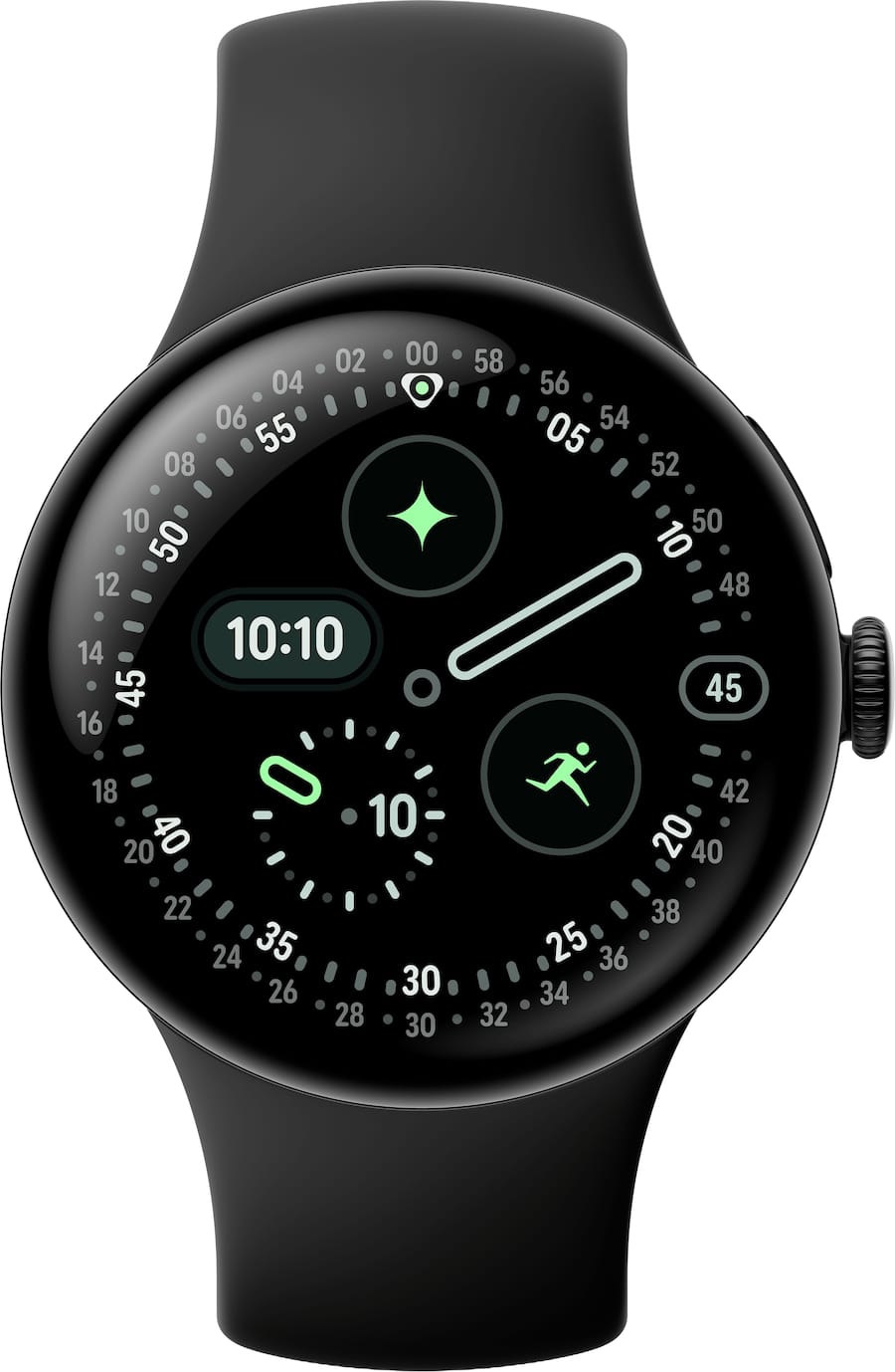 Google Pixel Watch 4 (41mm) Wi Fi Matte Black Case Obsidian Band Google Pixel Watch 4 (41mm) Wi Fi Matte Black Case Obsidian Band