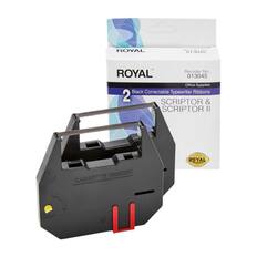 ROYAL
Reorder No. 013045
Office Supplies
Black Correctable Typewriter Ribbons
2
SCRIPTOR & SCRIPTOR II
CASSERTE RIBBON