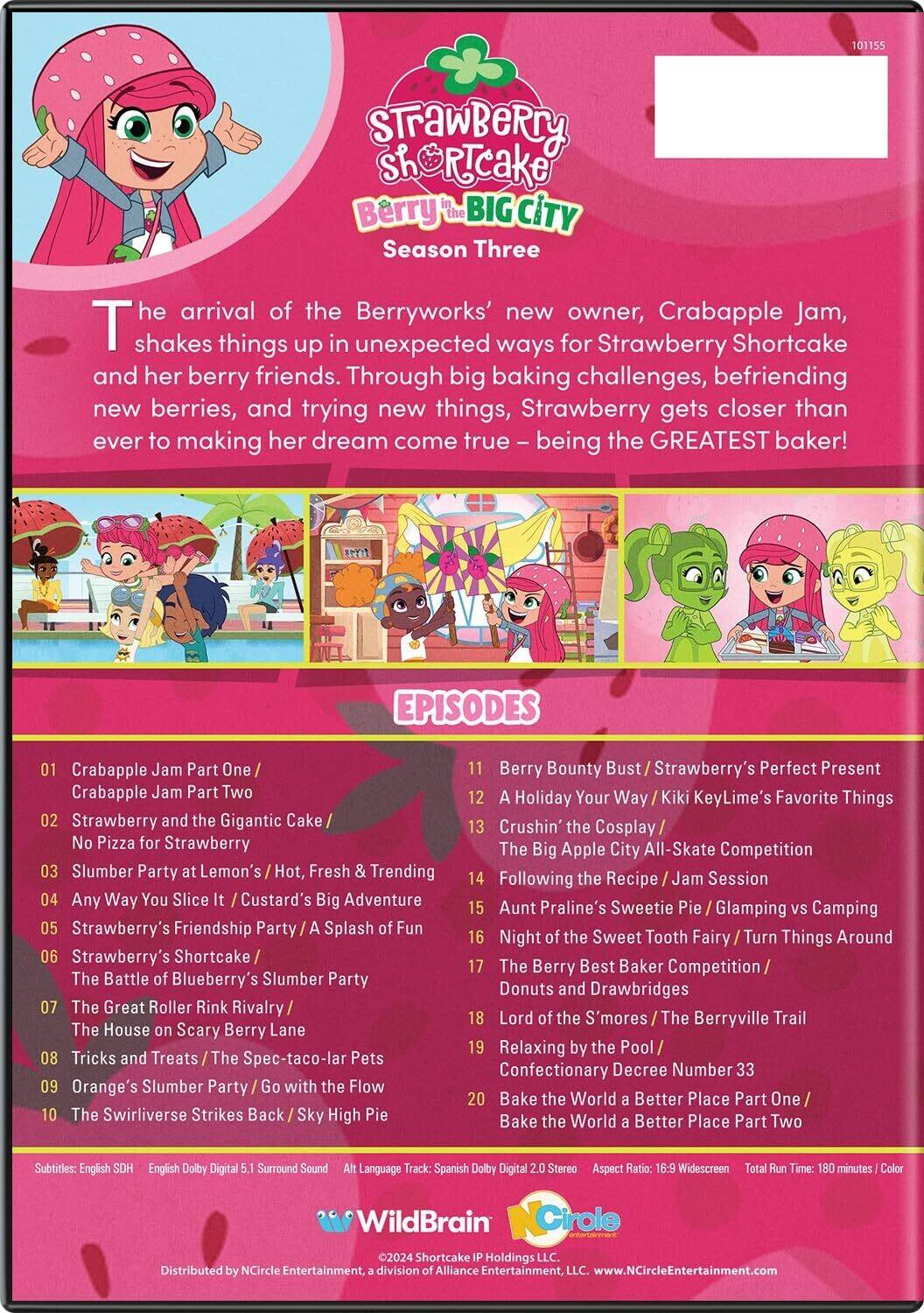Alt View 1. Strawberry Shortcake: Berry in the Big City Season 3   - DVD.