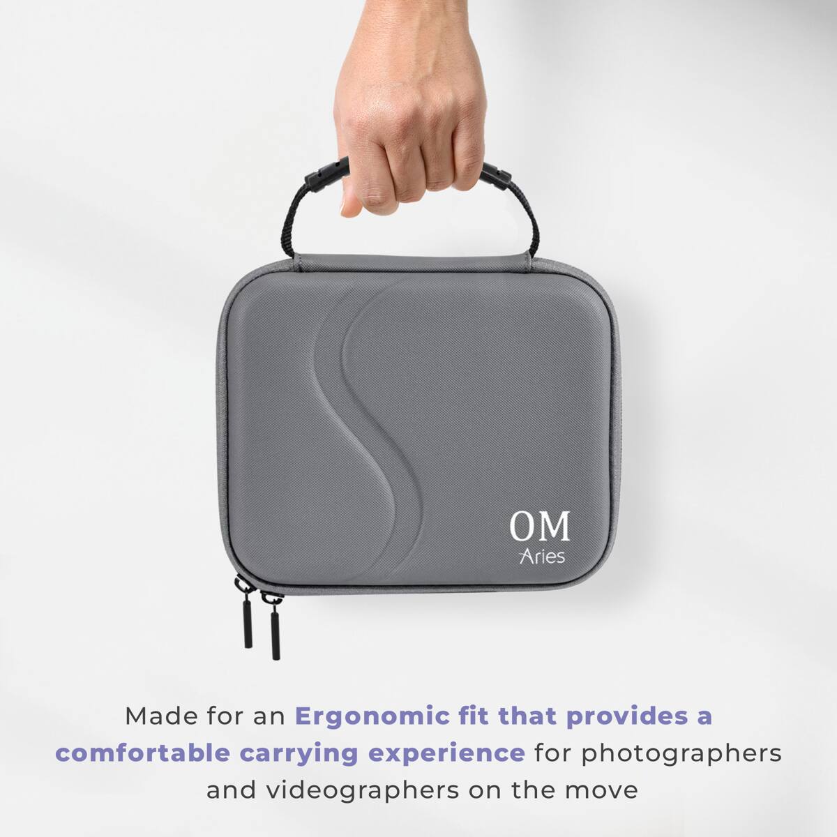 Aries Made for an Ergonomic fit that provides a comfortable carrying experience for photographers and videographers on the move