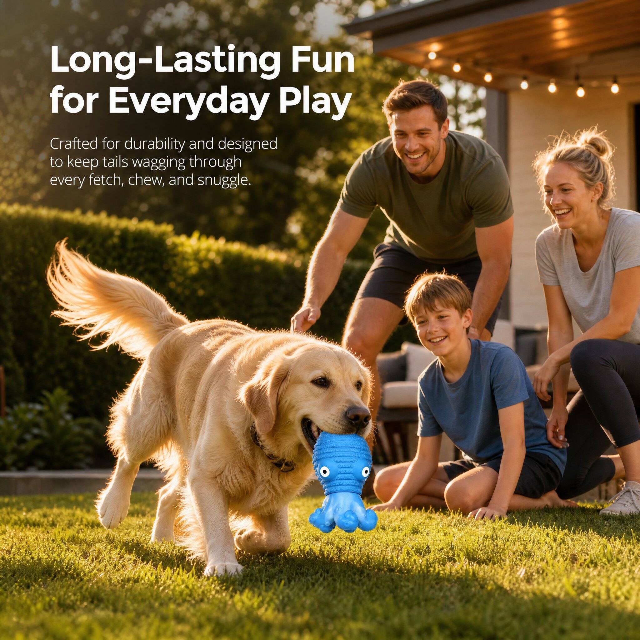 Long-Lasting Fun for Everyday Play  
Crafted for durability and designed to keep tails wagging through every fetch, chew, and snuggle.