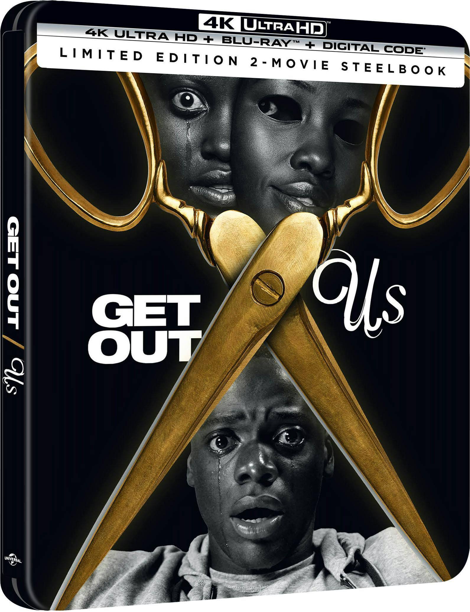 Back. Get Out / Us (Steelbook)   - 4K Blu-Ray.