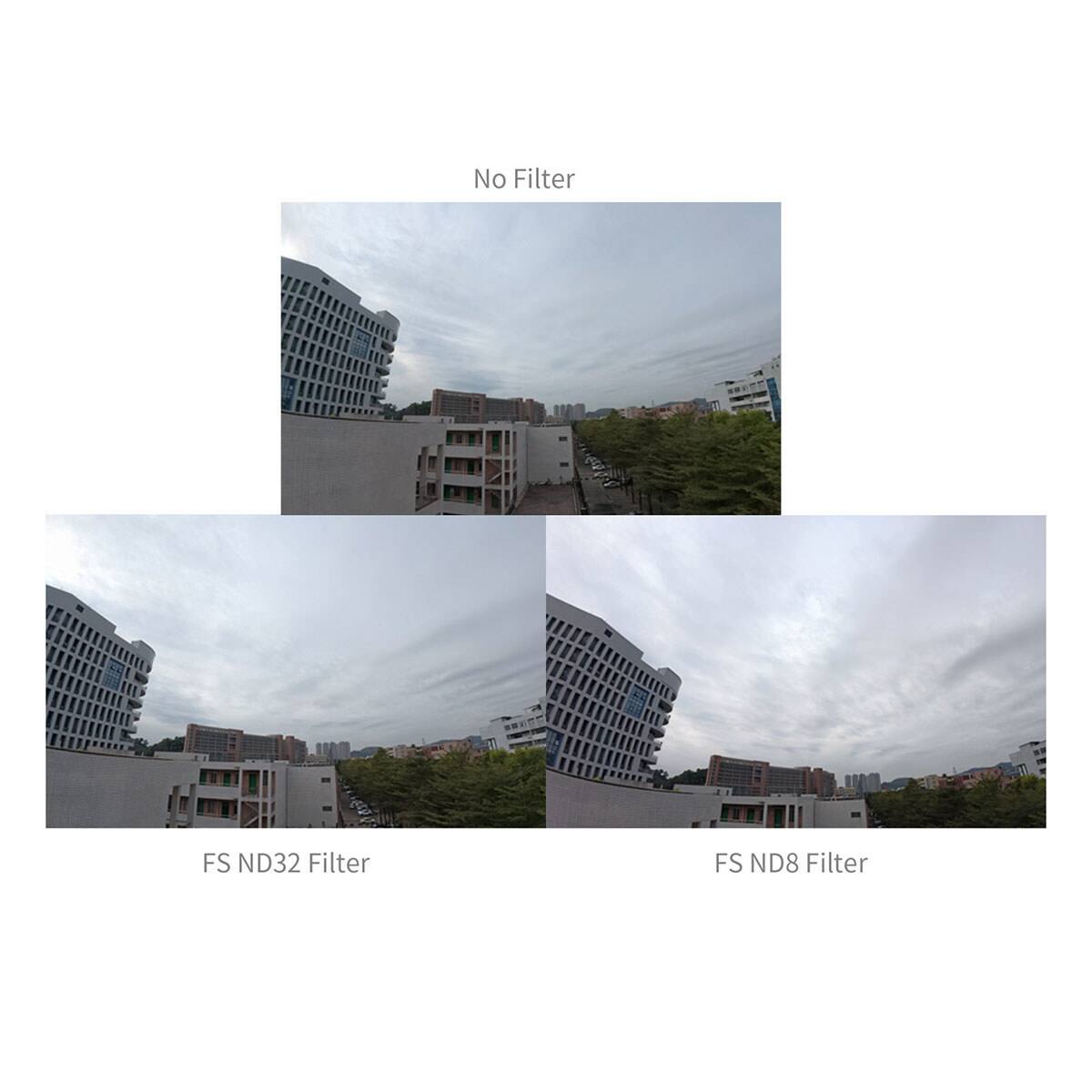 No Filter  
FS ND32 Filter  
FS ND8 Filter