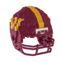 Forever Collectibles - Washington Commanders NFL BRXLZ Replica Helmet 1081-Piece Building Block Set - Red