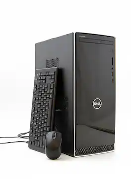 Dell - Refurbished Excellent - Inspiron 3670 Desktop Tower PC Powerful, Intel Core i5-8th Gen 16GB DDR4 256GB SDD, RGB KB & Mouse Win 11 Pro