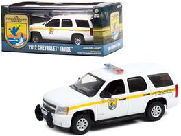 Greenlight - 2012 Chevrolet Tahoe Stripes "U.S. Fish & Wildlife Service Law Enforcement" 1/43 - White With Yellow