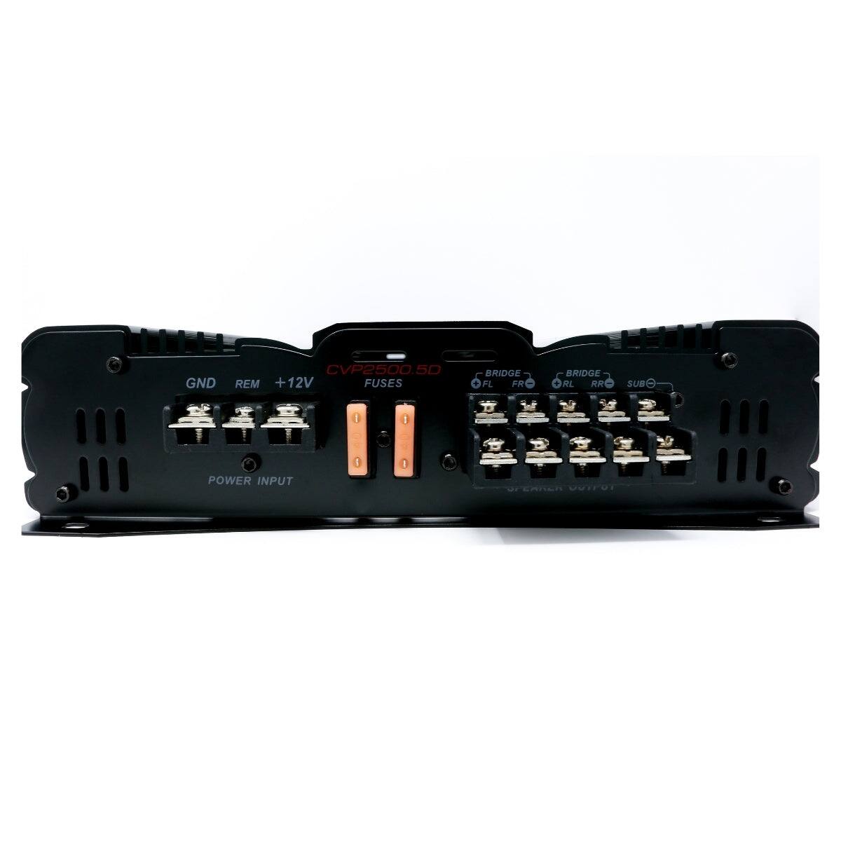 GND REM CVP2500.50 BRIDGE + 12V FUSES + FL FR BRIDGE RL RR SUB POWER INPUT CANEh UIrUI