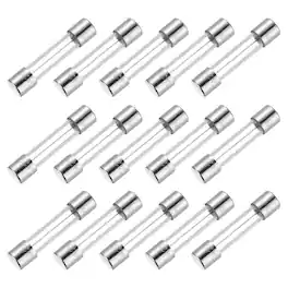 Unique Bargains - 15A 250V 6x30mm Time Delay Glass Fuse UL Listed Slow Blow Fuse for Home Appliances 15pcs