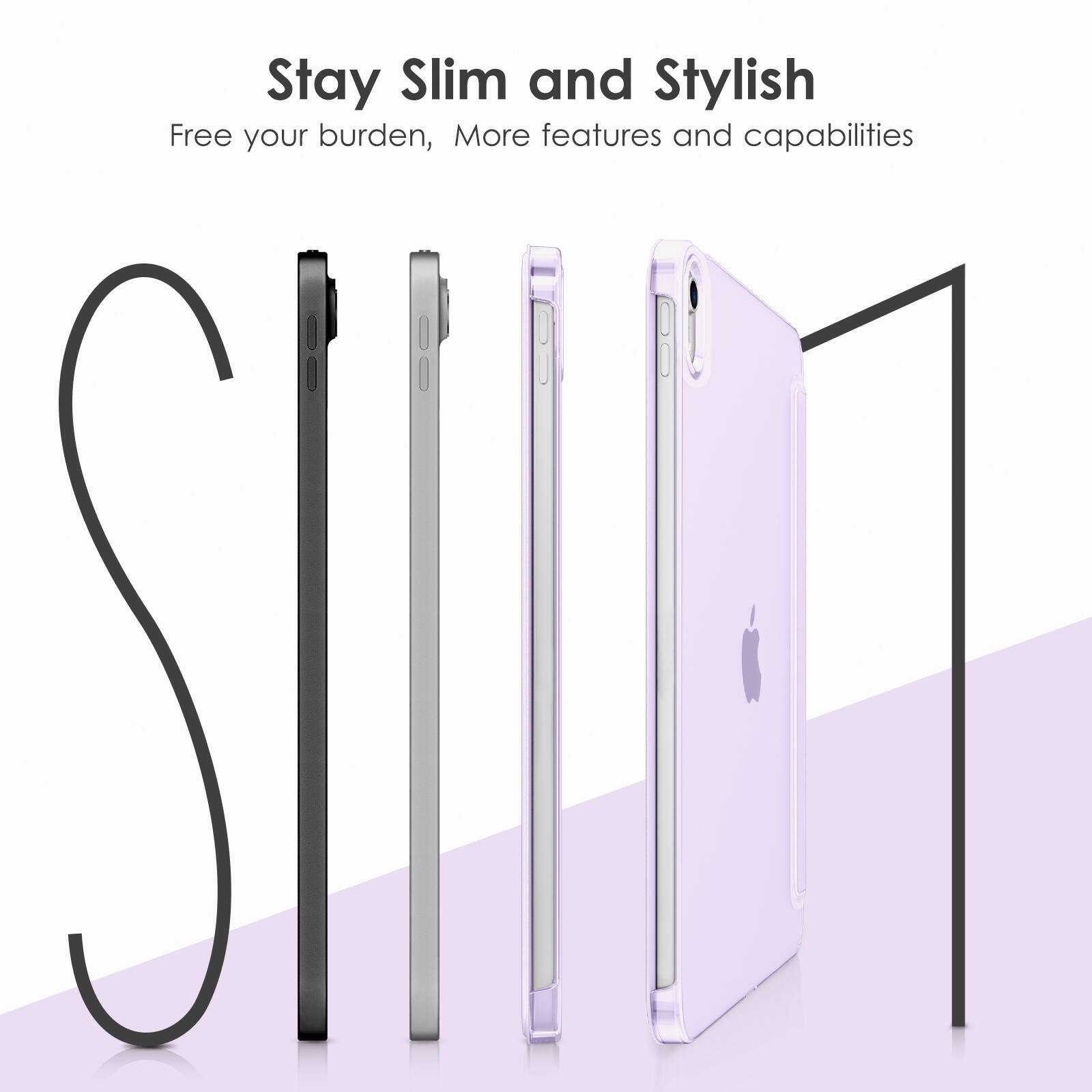 Stay Slim and Stylish  
Free your burden, More features and capabilities