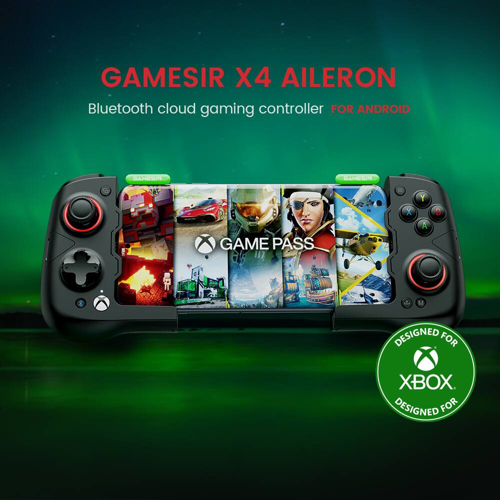 GAMESIR X4 Aileron Bluetooth cloud gaming controller for Android. Designed for Xbox.