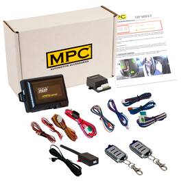 MPC - Complete 4-Button Remote Start Keyless Entry Kit For 2000-2001 Ford F-350 - Black