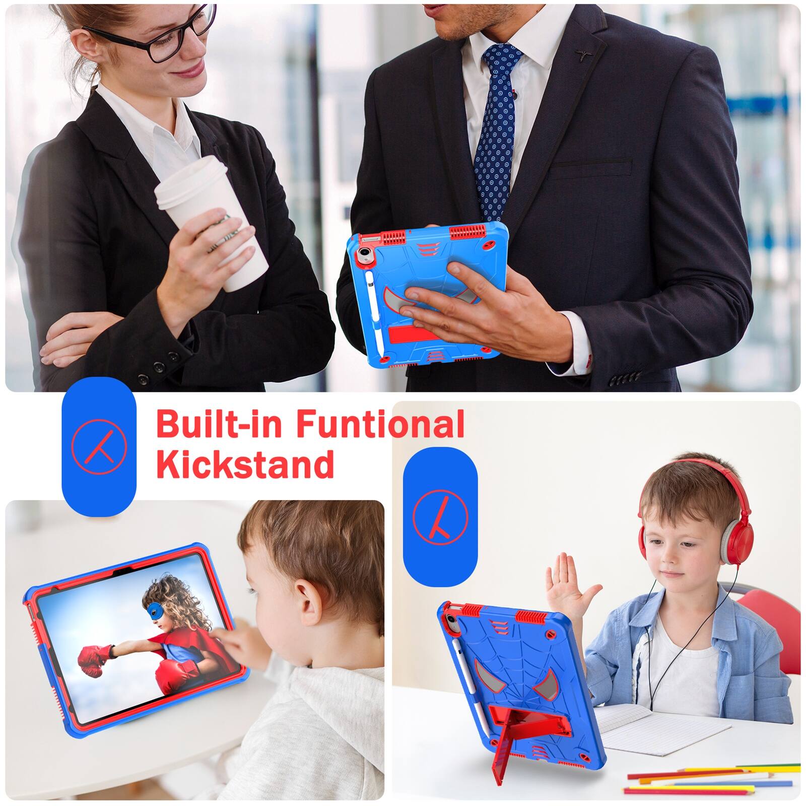 Built-in Functional Kickstand