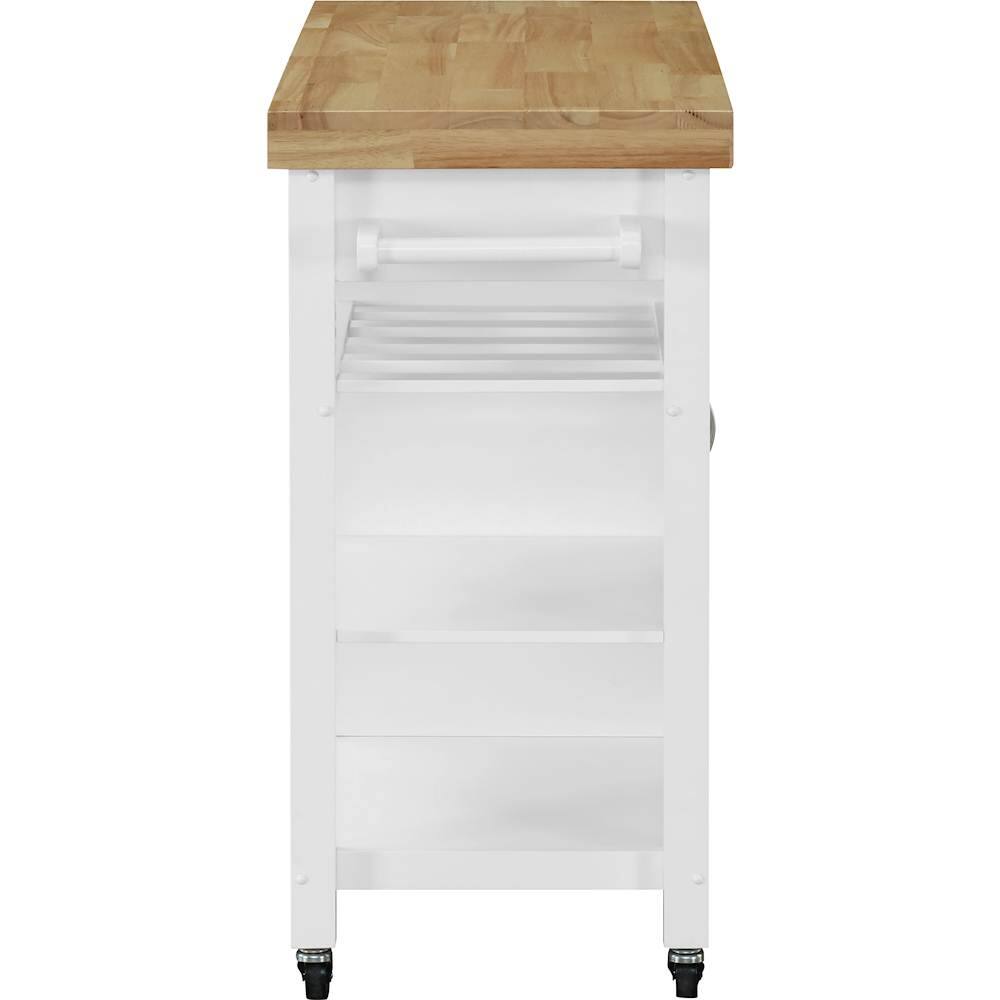 Alt View 12. Click Decor - Denver Kitchen Cart - White.